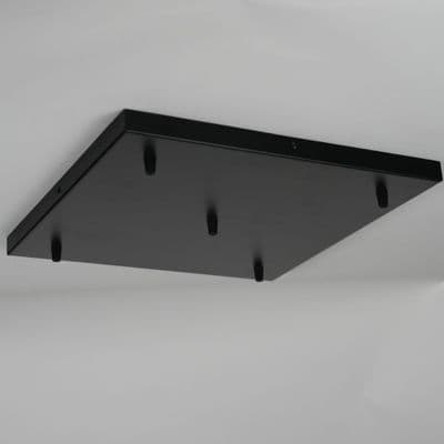 Large Square Ceiling Rose - 5 Cable Outlet