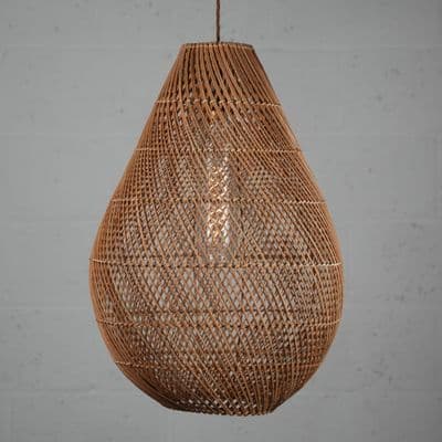 Maud Large - rattan ceiling pendant 45cm Diameter