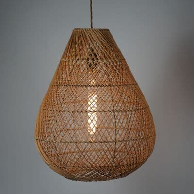 Maud Small - rattan ceiling pendant 45cm Diameter