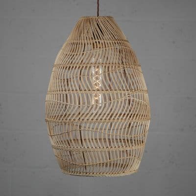 Norada - rattan ceiling pendant 40cm Diameter