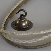 Old English Ceiling  Rose with Hook