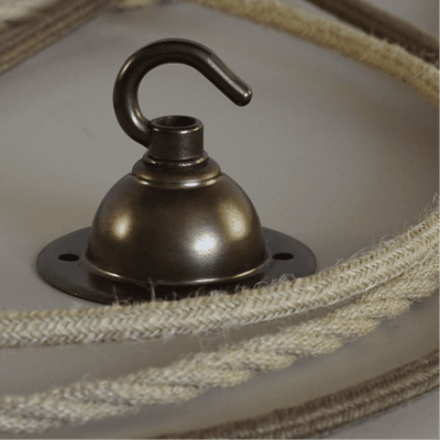 Old English Ceiling  Rose with Hook