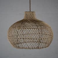 Cley - rattan ceiling pendant 45cm Diameter, Height 24cm