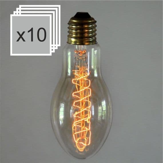 Pear Large Spiral E27 - Bulk Discount