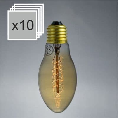 Pear Small Spiral E27 - Bulk Discount