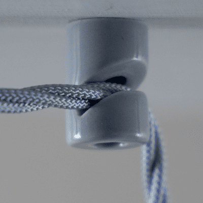 PEBBLE GREY Porcelain Braided Cable 