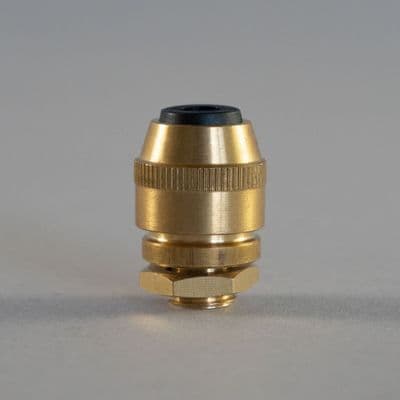 Pendant Cable Grip - 10mm - Natural Brass