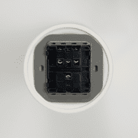 Porcelain Wall  Light Switch  2 Gang - 1 Way