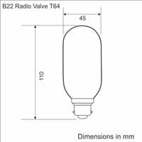 Radio Valve LED B22 Spiral Bulk Discount