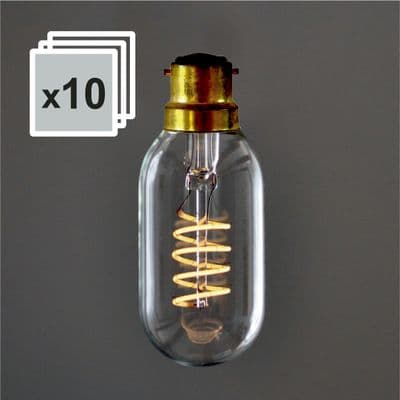 Radio Valve LED B22 Spiral Bulk Discount