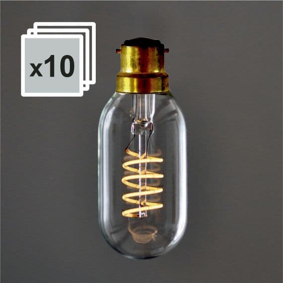 Radio Valve LED B22 Spiral Bulk Discount