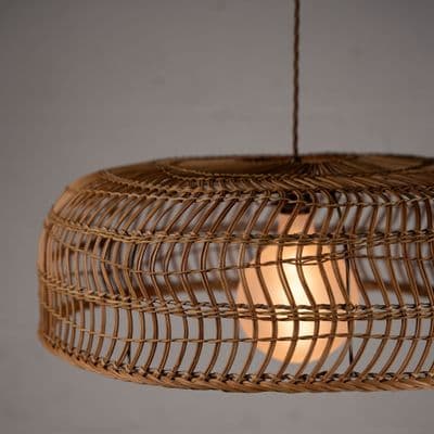 Salhouse X Large- rattan ceiling pendant 60cm Diameter