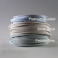SILVER BIRCH  Fabric Lighting Cable LINEN