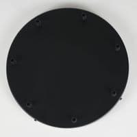 Simple Black Steel 7 Cable Ceiling Rose - 300mm - XX Large
