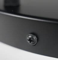 Simple Black Steel 7 Cable Ceiling Rose - 300mm - XX Large