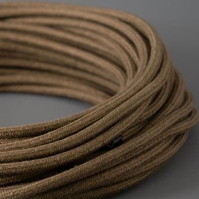 SOFT PEAT Fabric Lighting Cable LINEN