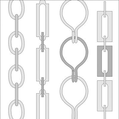 Solid Brass Lighting Chain