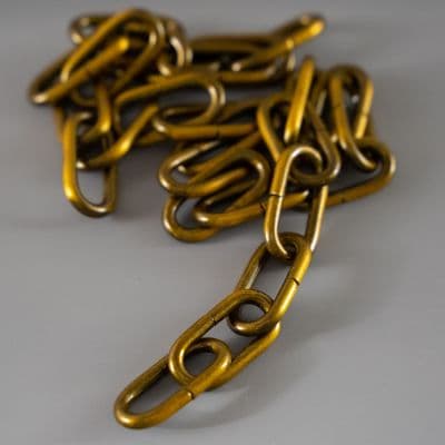 Steel Plated Lighting Chain Heavy Duty - Antique Bronze finish