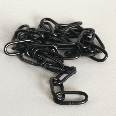Steel Plated Lighting Chain Large - Black