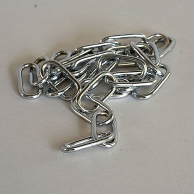 Steel Plated Lighting Chain X Large - Nickel