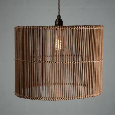 Stiffkey - rattan ceiling pendant 40cm Diameter