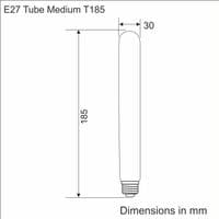 Tube Medium Spiral E27 40W Bulk Discount