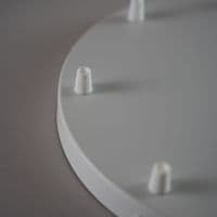 White Steel 7 Cable Ceiling Rose - XX Large