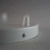 White Steel 7 Cable Ceiling Rose - XX Large