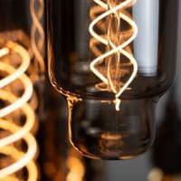 XL Five Bare Bulb  Piston Cluster Ceiling Pendant