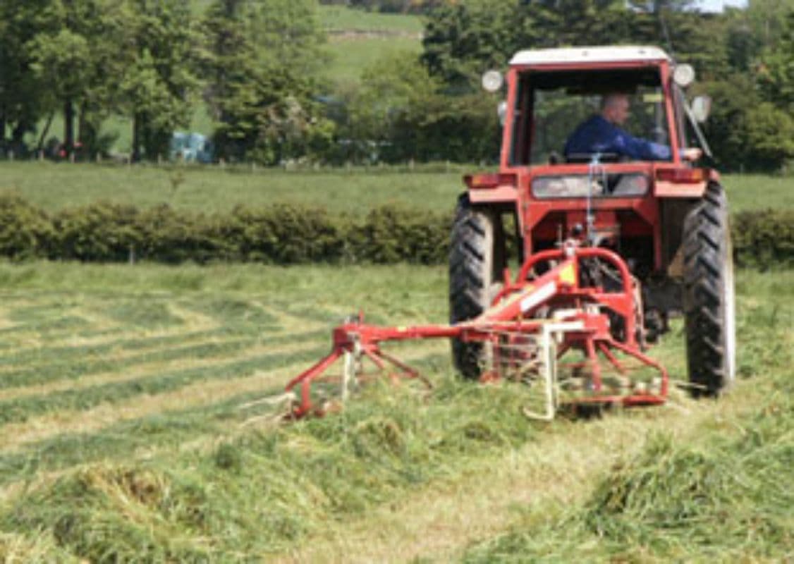 Tedding and Raking in Hay Making