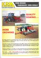10 x Fertiliser Spreader Brochure Bundle - Concept Sulky Tive KRM Nodet Gougis
