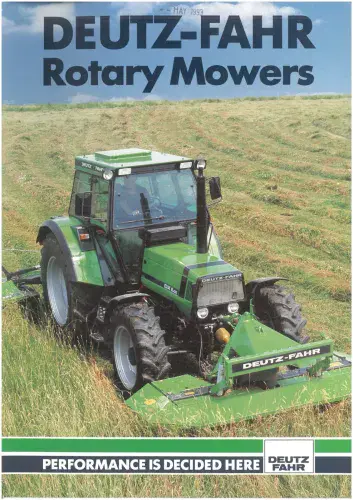 14 x Mower Brochure Bundle - JF Lely Zetor Niemeyer Krone Deutz-Fahr