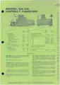18 x Braber Greene Excavator Reclaimer, Batch Plant, Asphalt Brochure Bundle