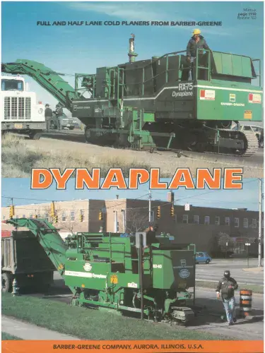18 x Braber Greene Excavator Reclaimer, Batch Plant, Asphalt Brochure Bundle