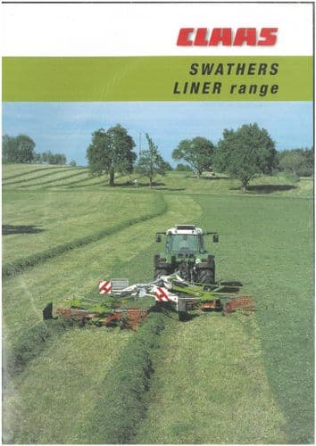 20 x Claas Liner Swather Brochures - Over The Years - Bargain Bundle of Brochures