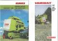 46 x Claas Baler Rollant  & Variant Brochure Bundle - Various Brochures From Over The Years