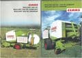 46 x Claas Baler Rollant  & Variant Brochure Bundle - Various Brochures From Over The Years