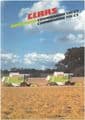 5 x Claas Commandor Combine Brochures - Over The Years - Bargain Bundle of Brochures