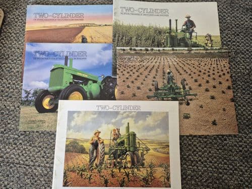 5 x John Deere Two Cylinder Magazines - Volume IV 1991 March - December