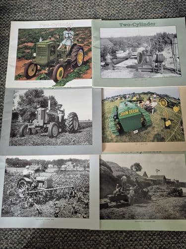 6 x  John Deere Two Cylinder Magazines  - January - December 1994