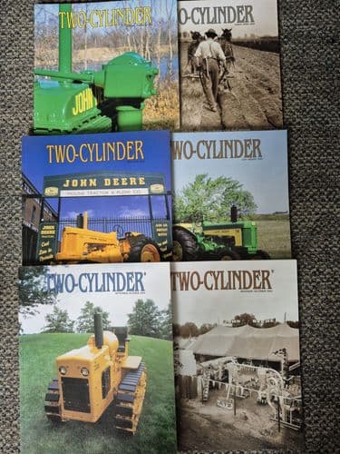 6 x  John Deere Two Cylinder Magazines  - January - December 2004