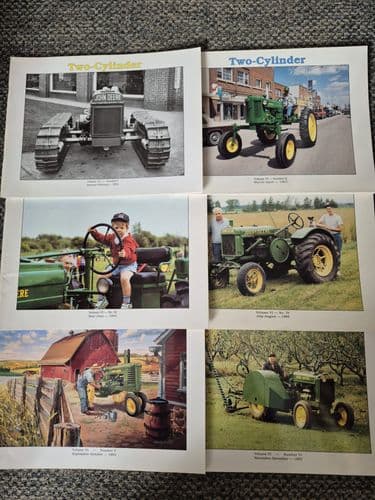 6 x John Deere Two Cylinder Magazines - Volume VI - January - December 1993