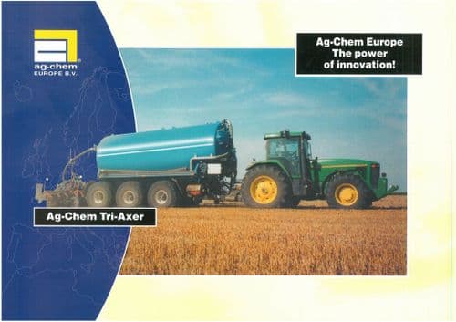 Ag-Chem Europe Tractor 'The Power Of Innovation'  Tri-Axer Brochure