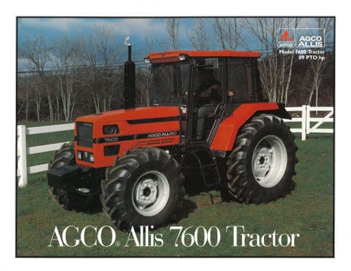Agco Allis Tractor 7600 Brochure