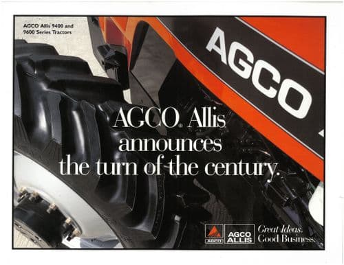 Agco Allis Tractor 9435 9455 9635 9655 9675 9695 Brochure