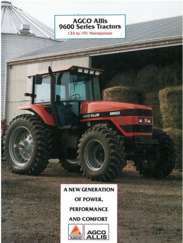 Agco Allis Tractor - 9630 9650 9670 9690 Brochure