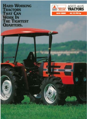 Agco Deutz Allis Tractor - 4650 & 4660 Brochure