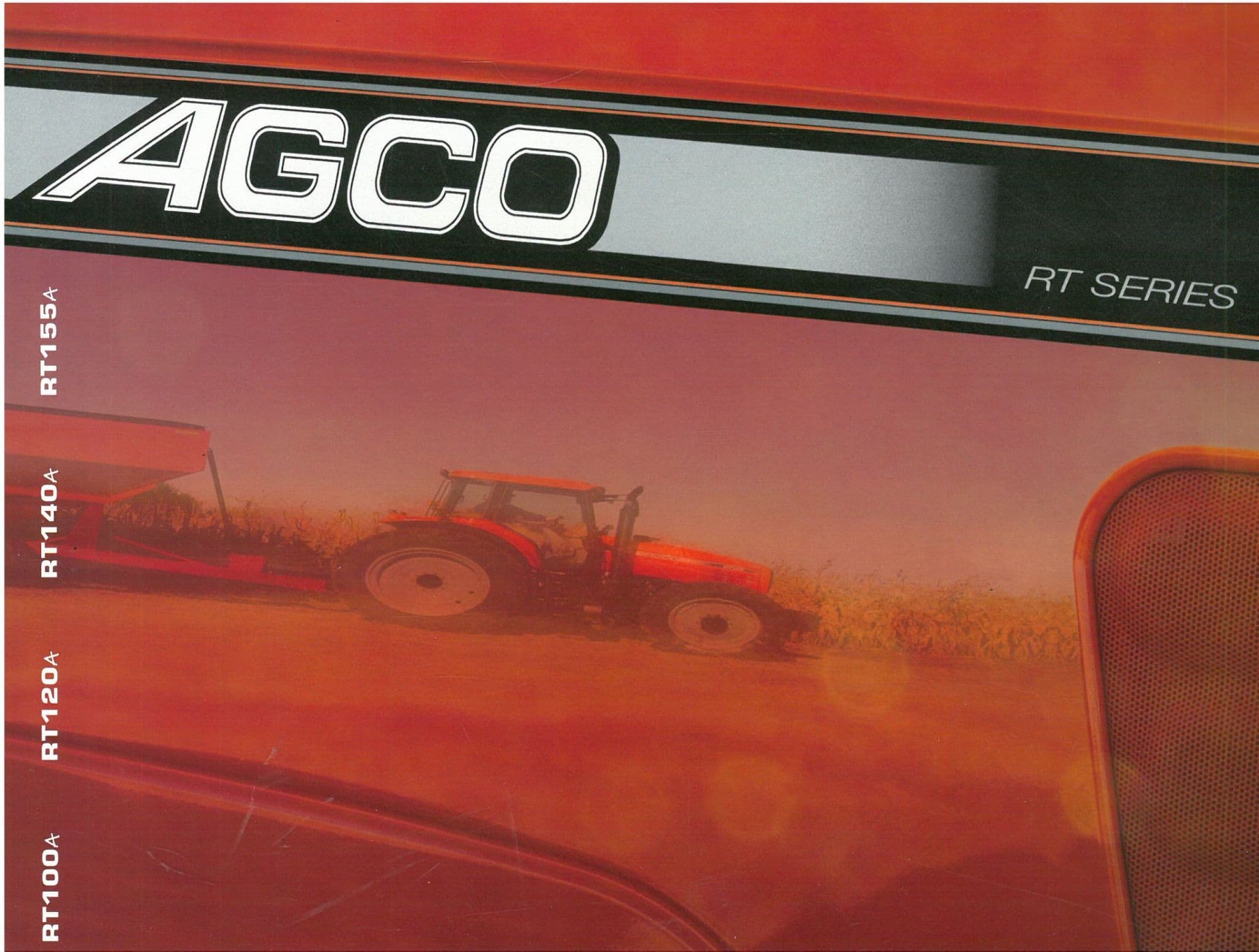 Agco Rt95 Agco RT Series Tractor - RT100A RT120A RT140A RT155A Brochure