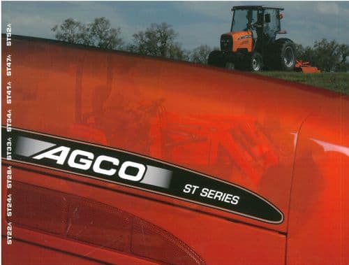 Agco ST Series Tractor - ST22A, ST24A, ST28A, ST33A, ST34A, ST41A, ST47A, ST52A Brochure