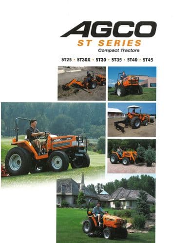 Agco Tractor ST Series - ST25 ST30X ST30 ST35 ST40 ST45 Brochure
